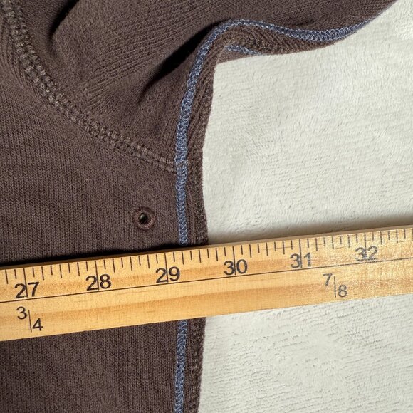 Tommy Bahama Reversible Sweater Men 3XL Brown Green 1/4 Zip Mock Neck Embroidery - Picture 6 of 16